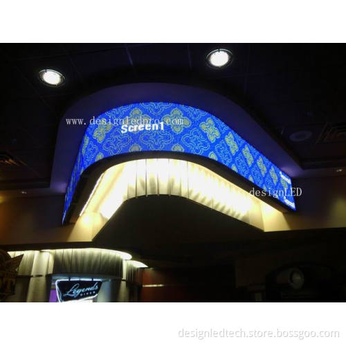 Indoor full color flexible Curvable LED screen